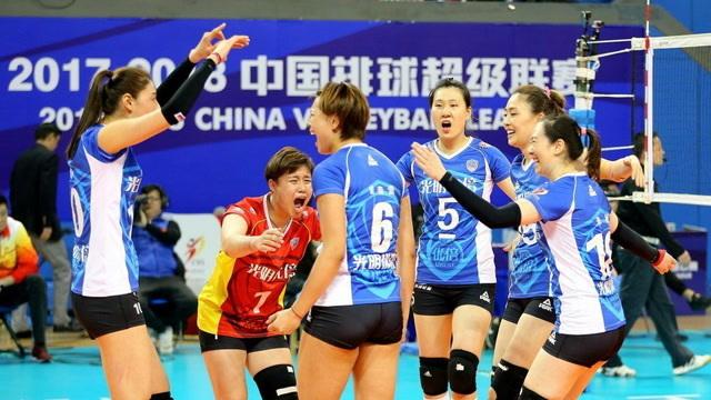 中国女排联赛上海VS北京